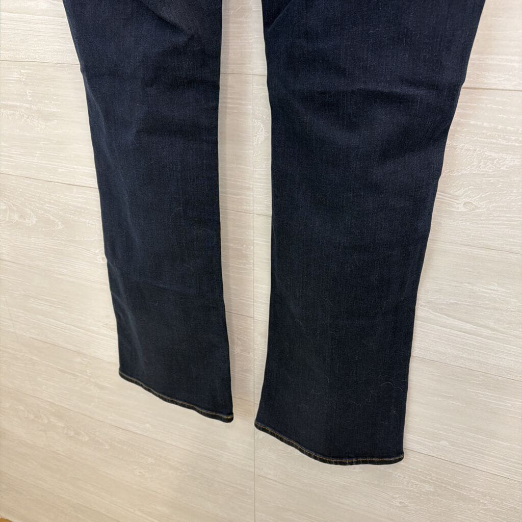 J Crew Dark Wash Straight Leg Jeans 33