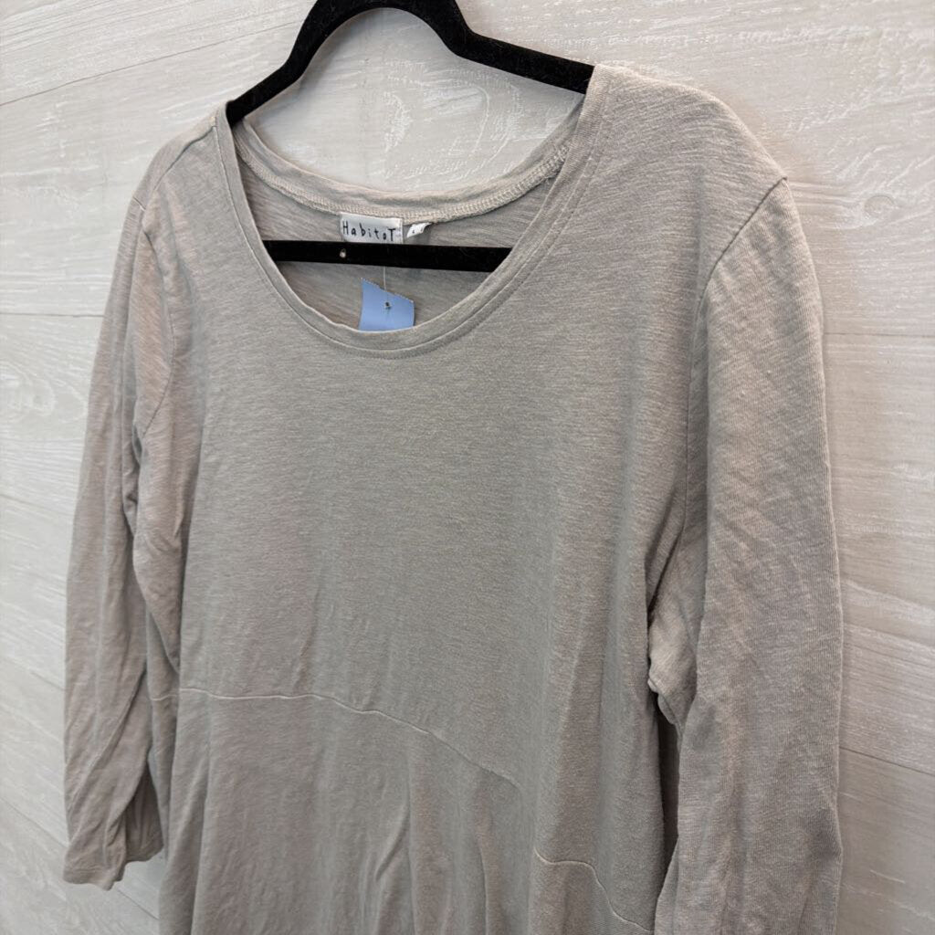 Habitat Grey Long Sleeve Top Large