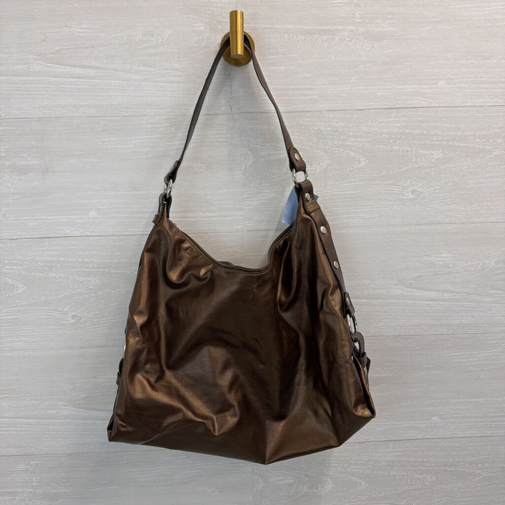 Tommy Hilfiger Metallic Brown Shoulder Purse