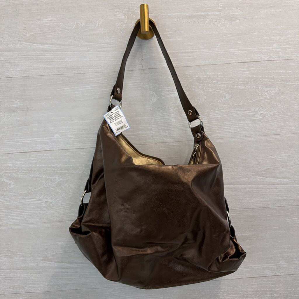 Tommy Hilfiger Metallic Brown Shoulder Purse