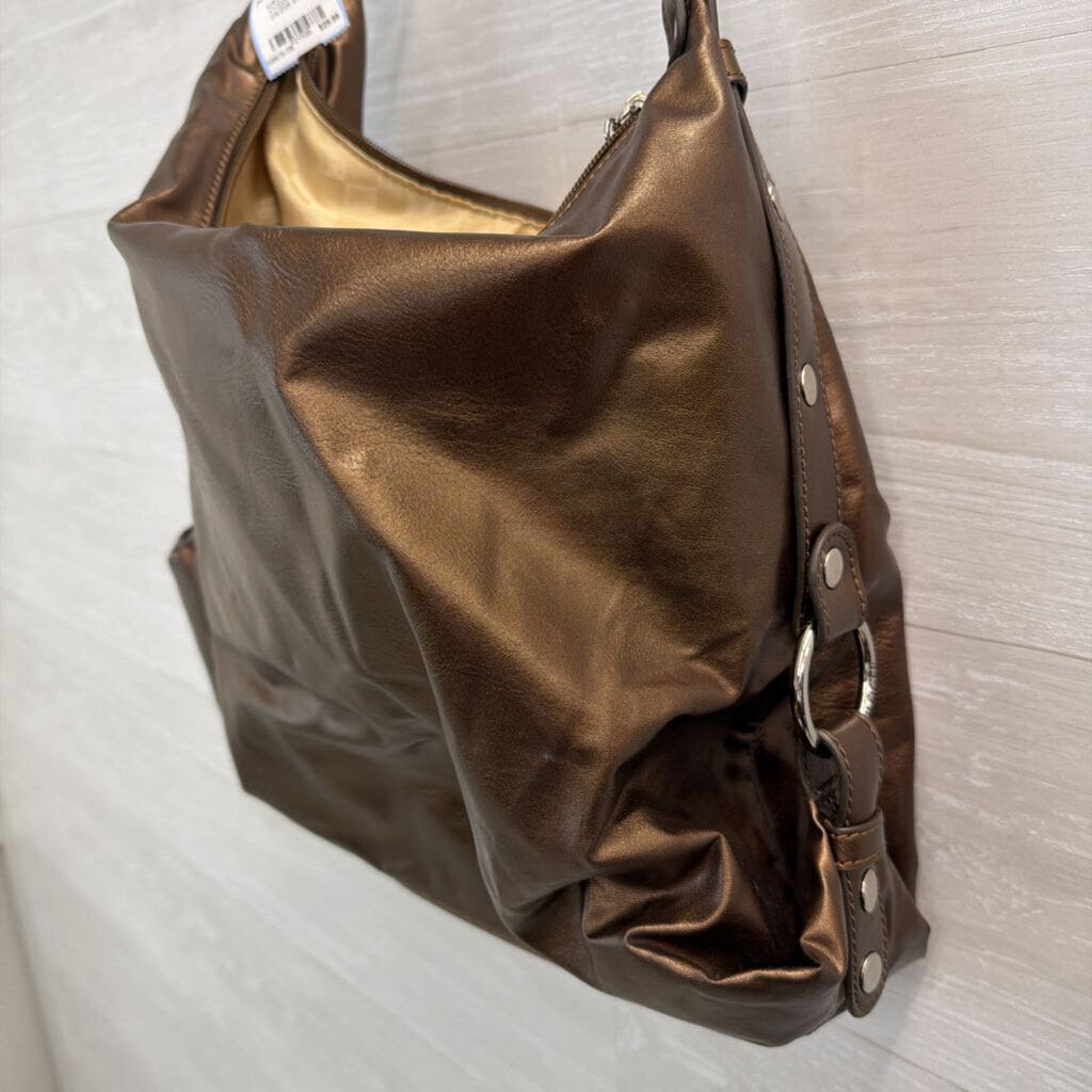 Tommy Hilfiger Metallic Brown Shoulder Purse