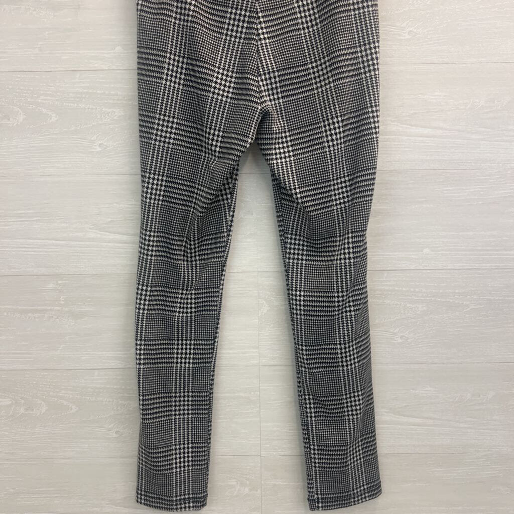 Boom Boom Jeans Black/White Houndstooth Pull on Pant Medium