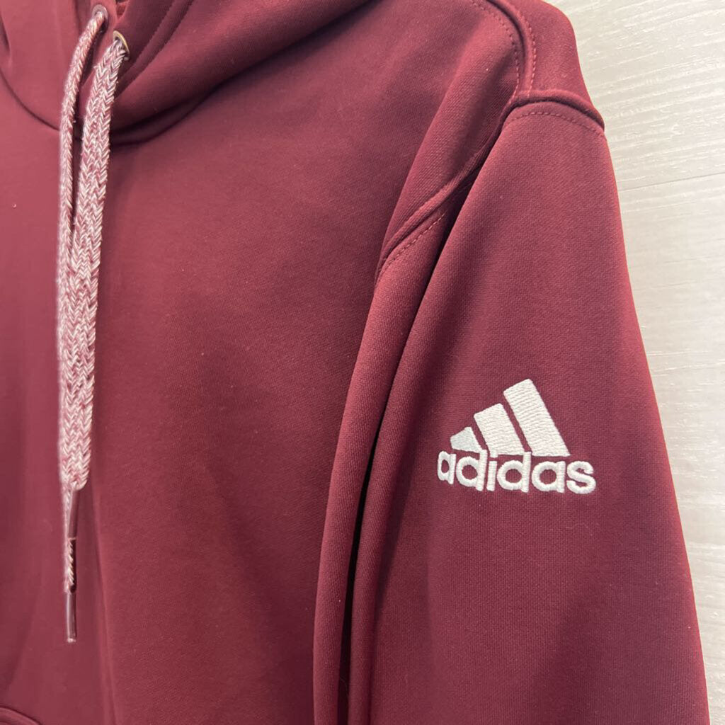 Adidas Climawarm Maroon Hoodie