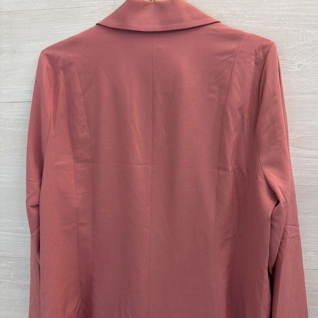 Studio Pink Open Front Blazer Jacket 1X