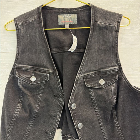 Torrid Black Denim Cropped Vest Top 1