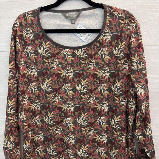 Mountain Warehouse Green/ Multi Print Long Sleeve Dress 16