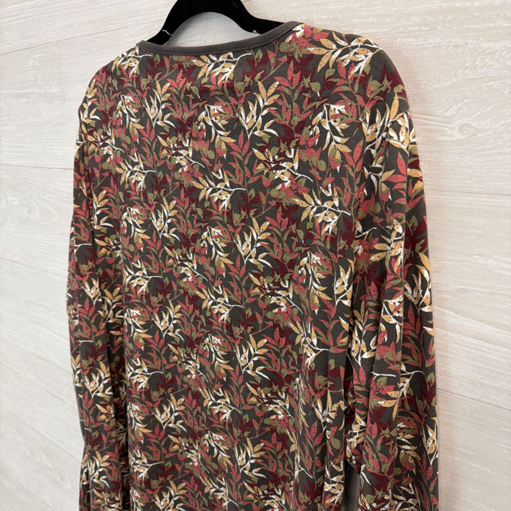 Mountain Warehouse Green/ Multi Print Long Sleeve Dress 16