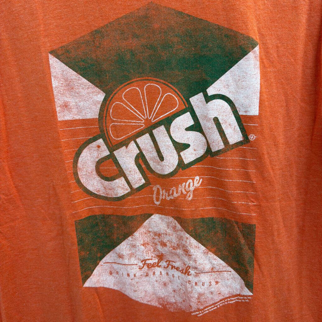 Tee Luv Orange Crush Soda Short Sleeve Graphic Tee Large
