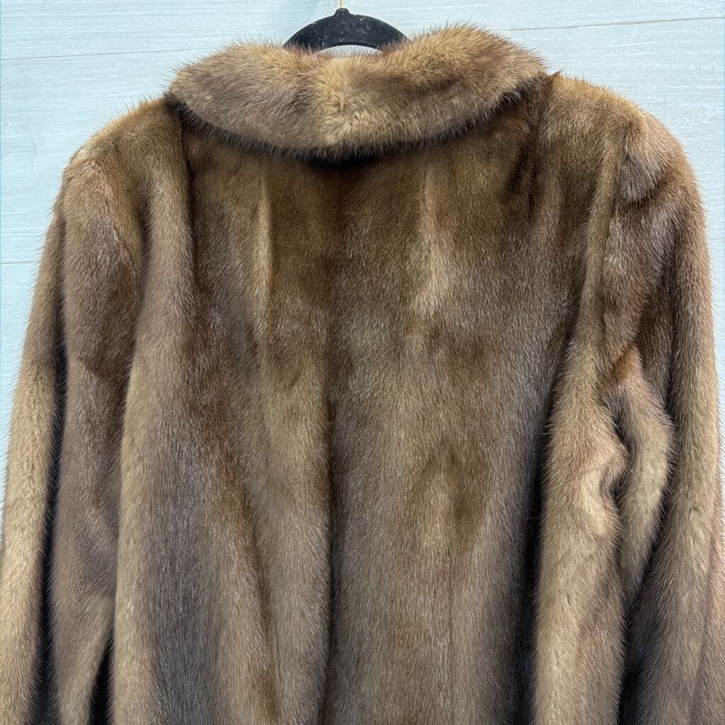 Vintage Samuel Spigel Brown Fur Jacket Large