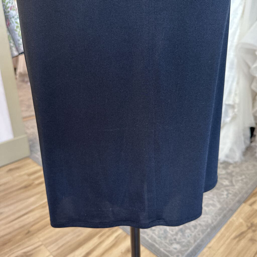 Anne Klein Black/ Beige Sequin Top Short Formal Dress 10