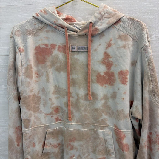 Nike Pink/ White Tie Dye Logo Hoodie Medium