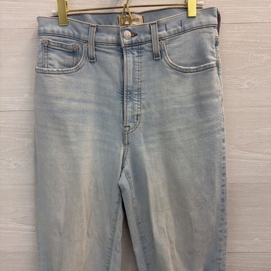 Madewell Light Wash Distressed The Perfect Vintage Straight Jeans 27