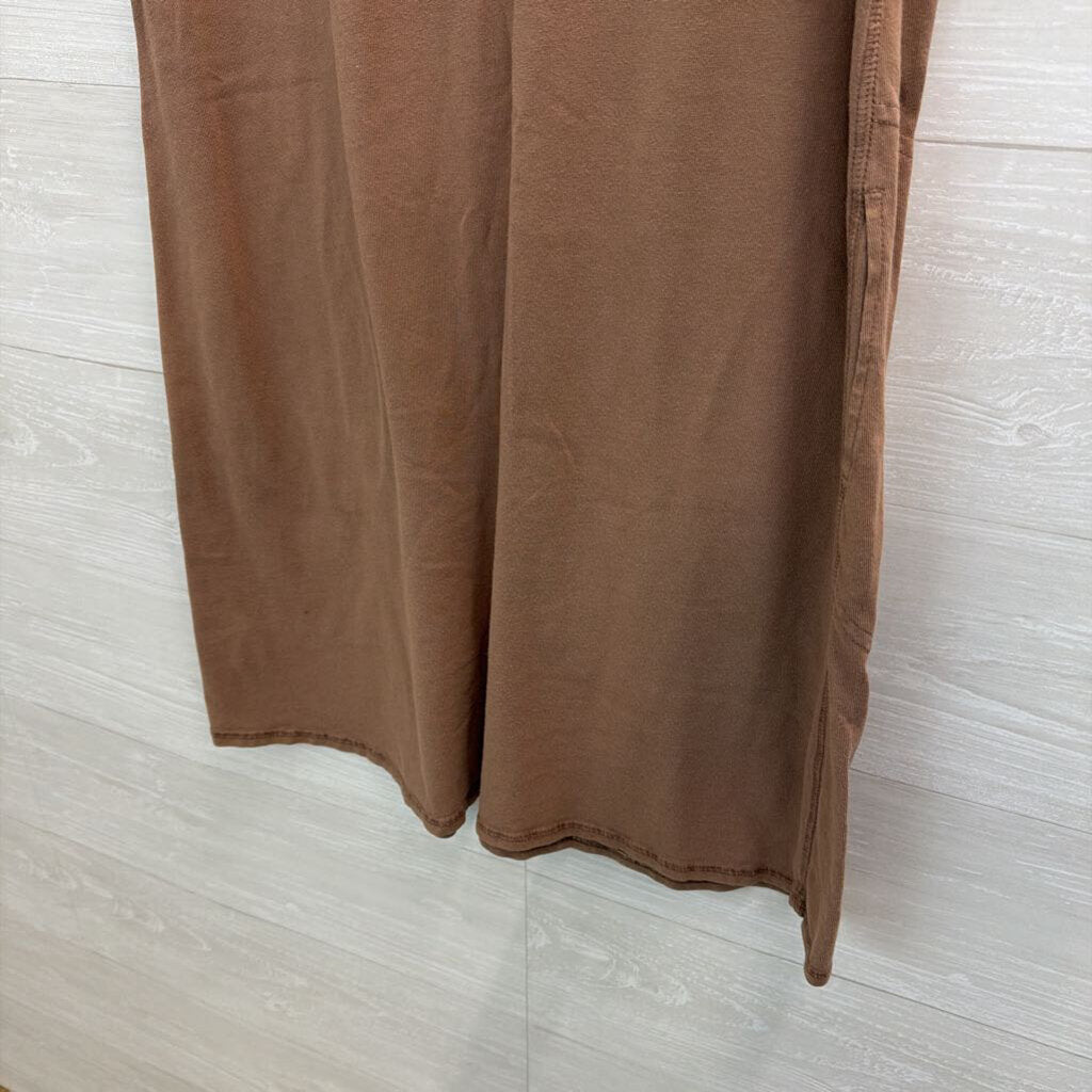 Fresh Produce Brown Tank Shift Dress Small