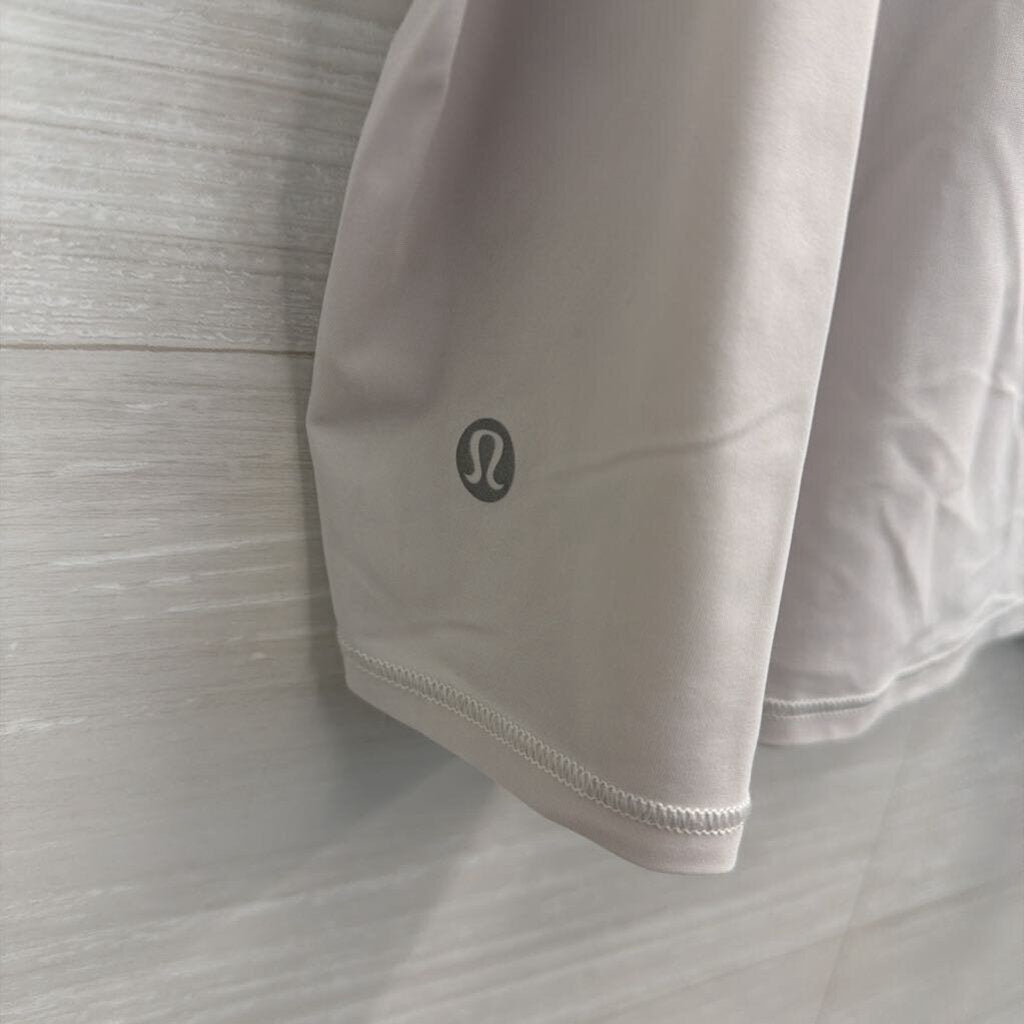 Lululemon White Cropped Tank Top Medium