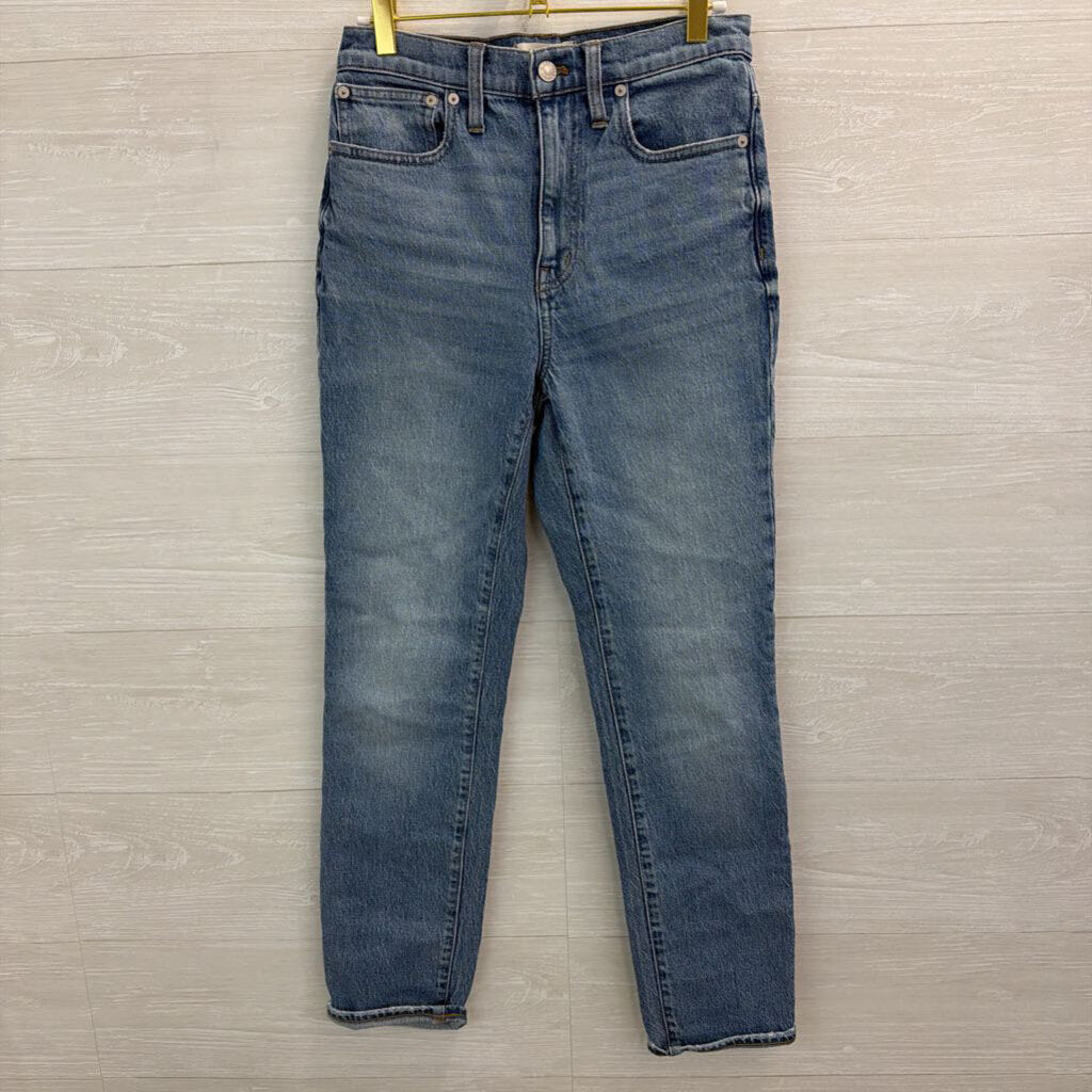 Madewell Light Wash The High Rise Slim Boy Jeans 24