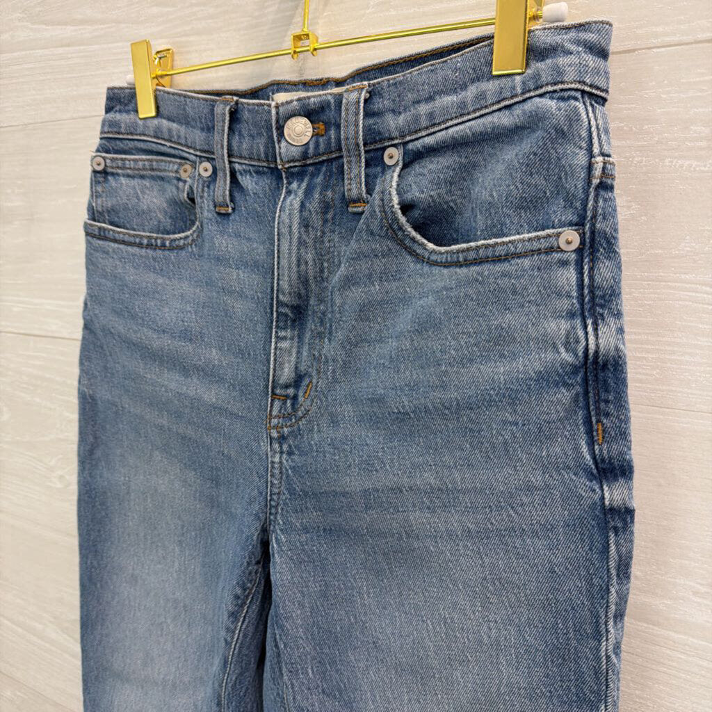 Madewell Light Wash The High Rise Slim Boy Jeans 24
