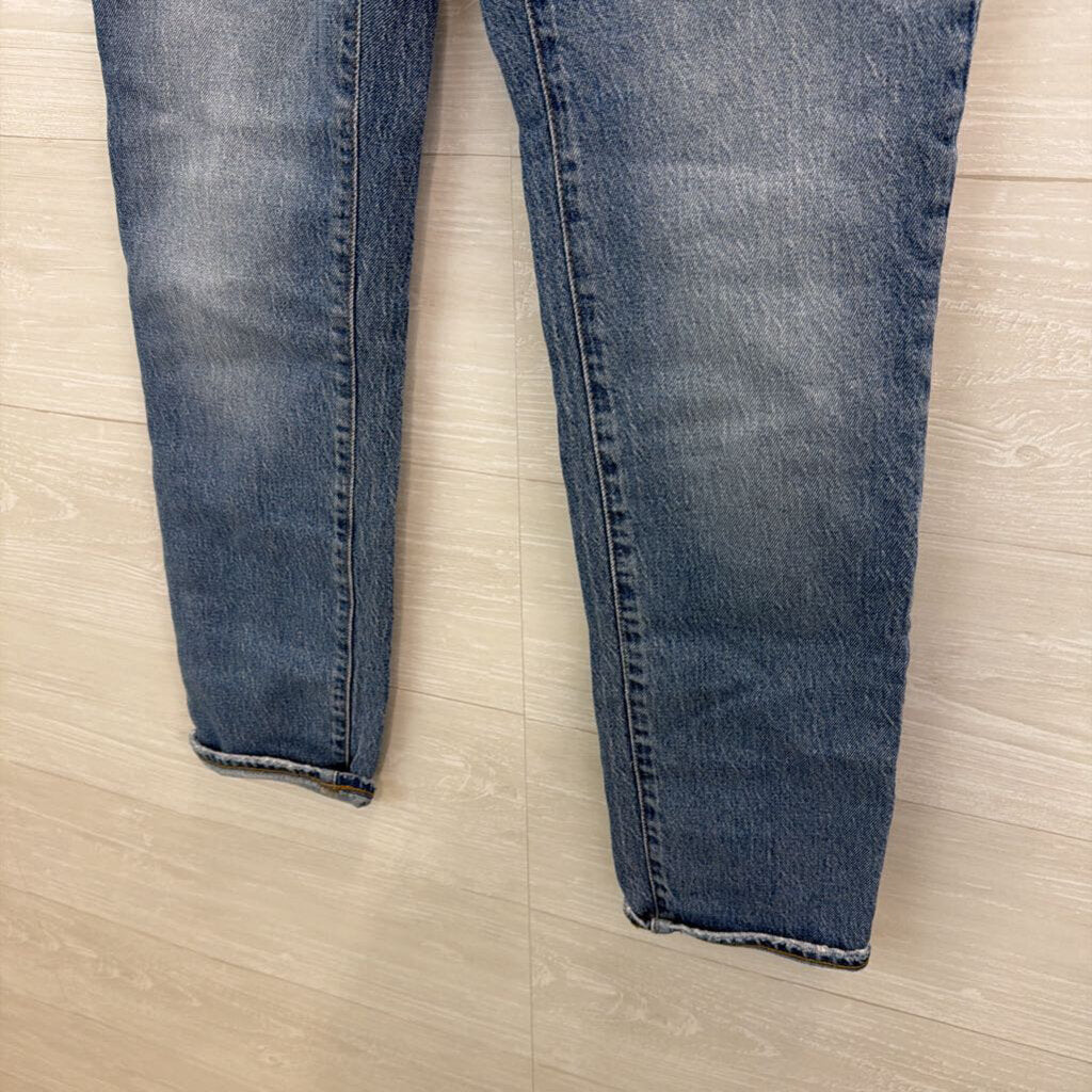 Madewell Light Wash The High Rise Slim Boy Jeans 24