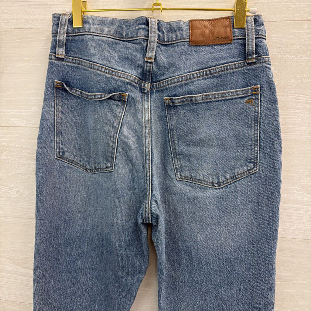 Madewell Light Wash The High Rise Slim Boy Jeans 24