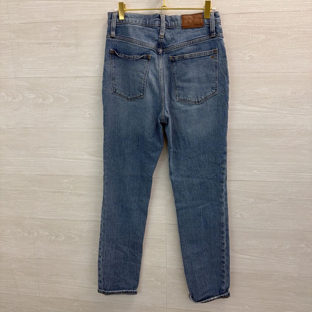 Madewell Light Wash The High Rise Slim Boy Jeans 24