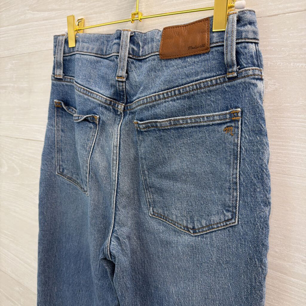 Madewell Light Wash The High Rise Slim Boy Jeans 24