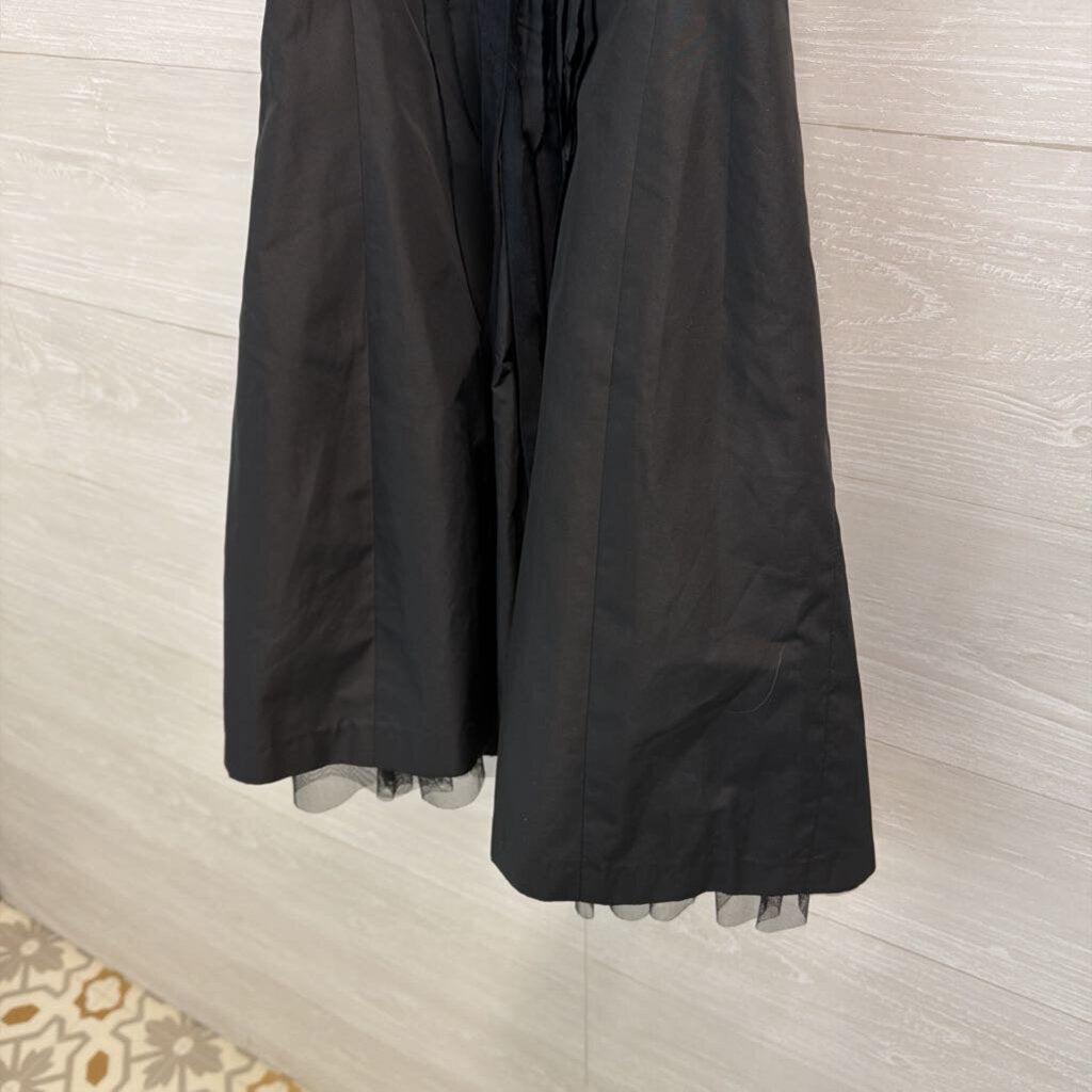 BCBG Black Strapless Pleated Detail Mini Dress 4