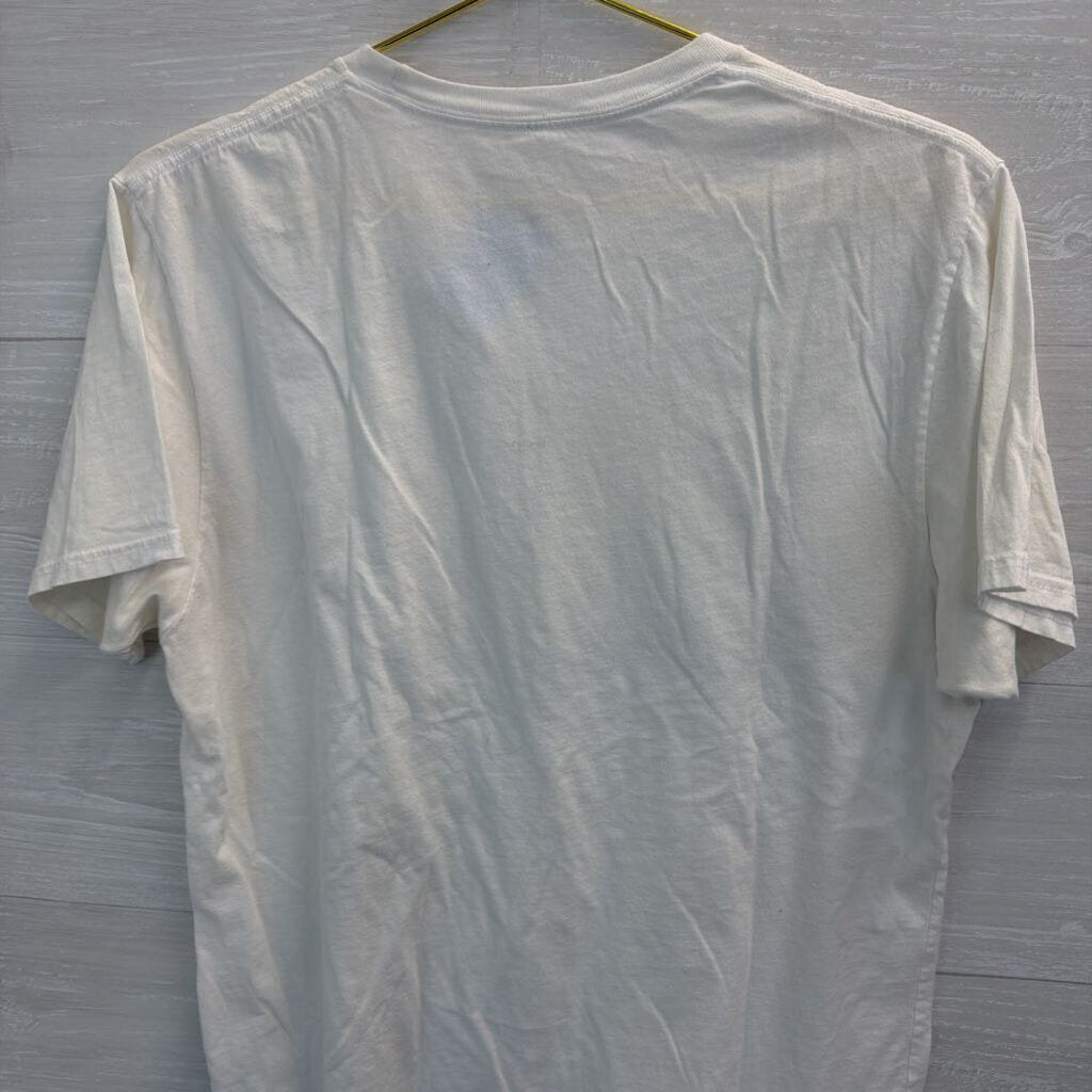 White/ Multi Big Uterus Energy Short Sleeve Graphic Tee Medium