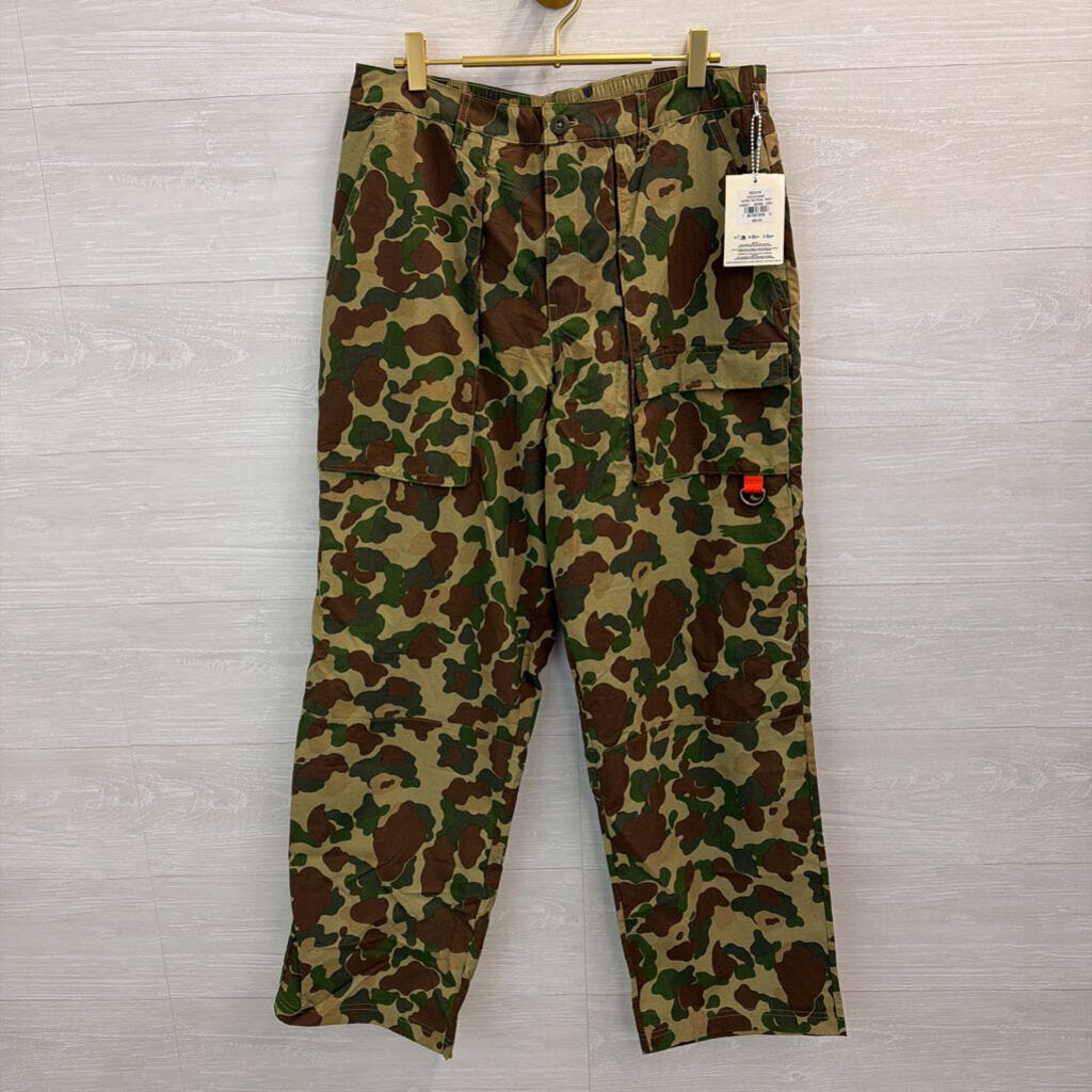Champion Green Camo Print Wide Leg Pants Medium