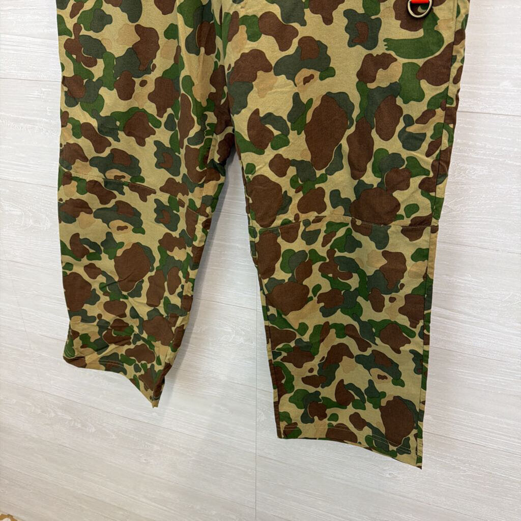 Champion Green Camo Print Wide Leg Pants Medium