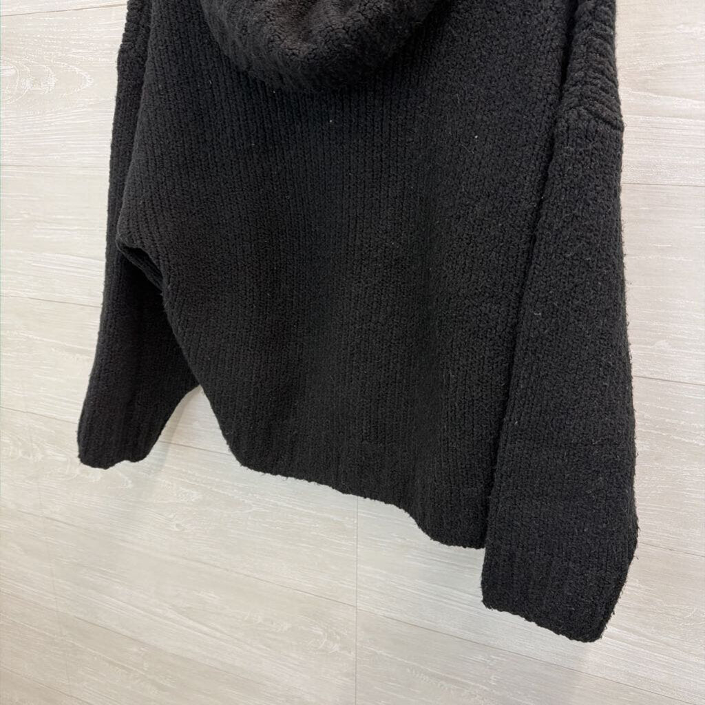 Pilcro Black Knit Turtleneck Sweater Medium