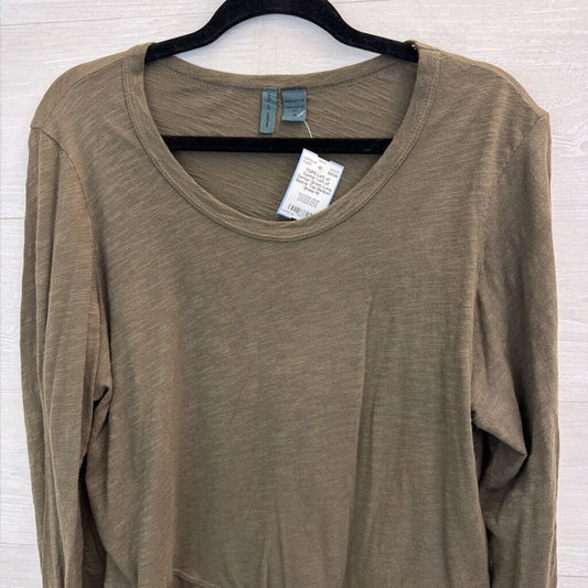 Left of Center Green Long Sleeve Top Medium