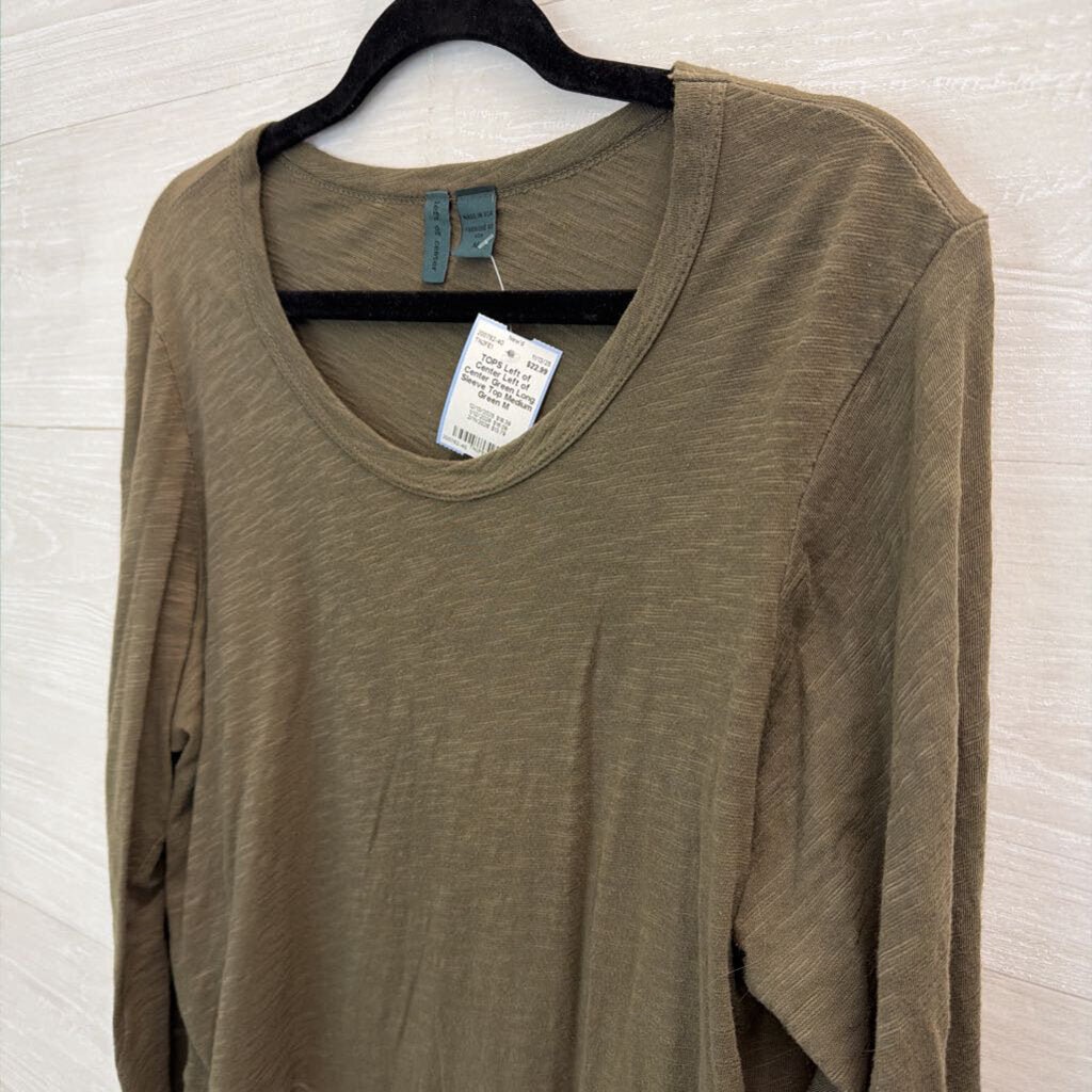 Left of Center Green Long Sleeve Top Medium