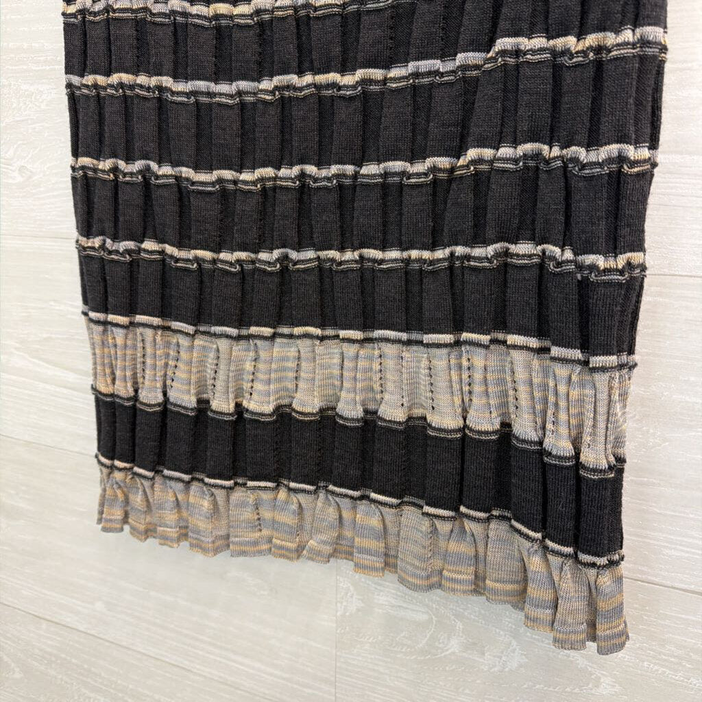 Missoni Black/ Cream Skirt Knit Skirt 10