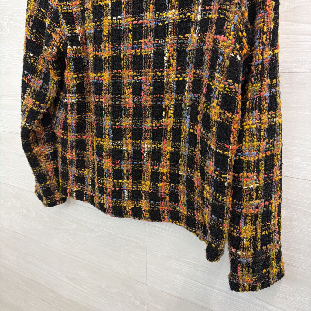 Acorn Black/ Multi Tweed Jacket Small