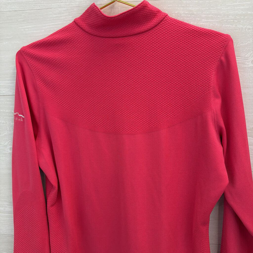 Nike Gold Pink Half Zip Pullover Medium