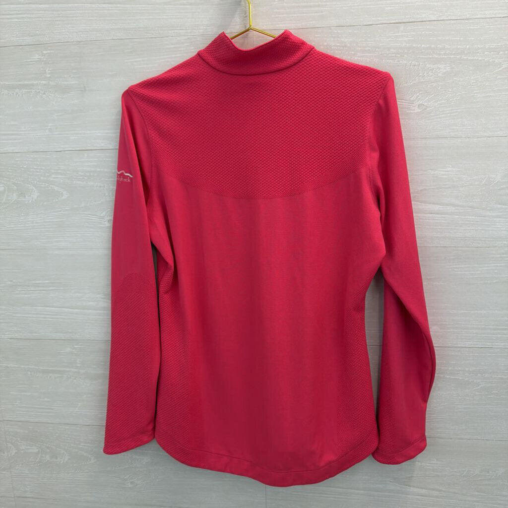 Nike Gold Pink Half Zip Pullover Medium