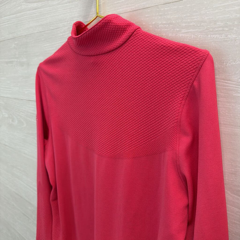 Nike Gold Pink Half Zip Pullover Medium