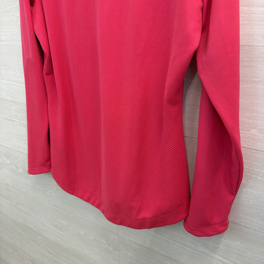 Nike Gold Pink Half Zip Pullover Medium