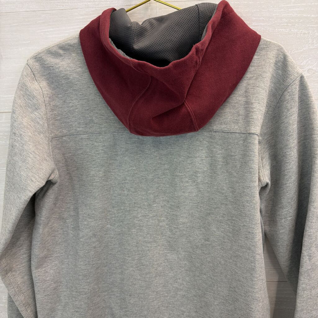 Nike Grey Virginia Tech Hooded Pullover Large