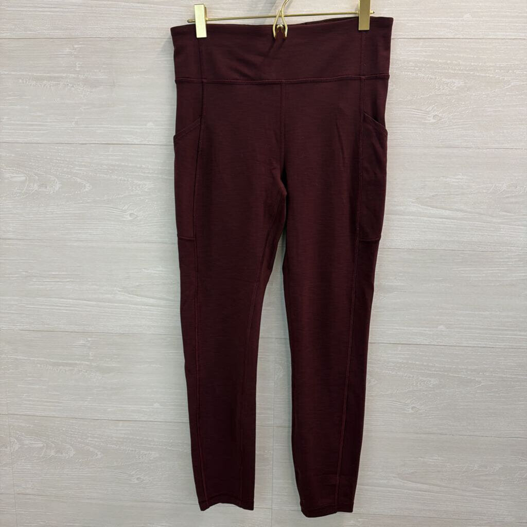 Lululemon Burgundy Leggings 8