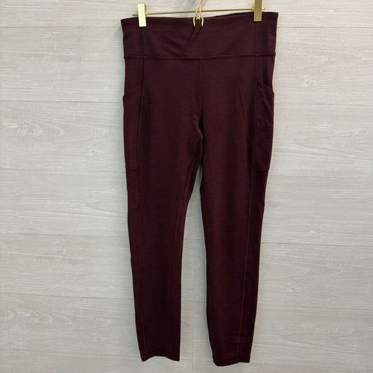 Lululemon Burgundy Leggings 8