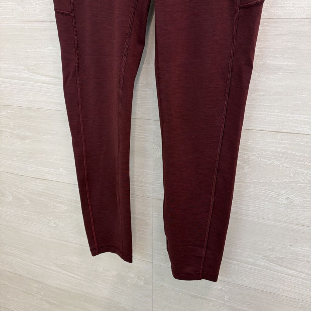 Lululemon Burgundy Leggings 8