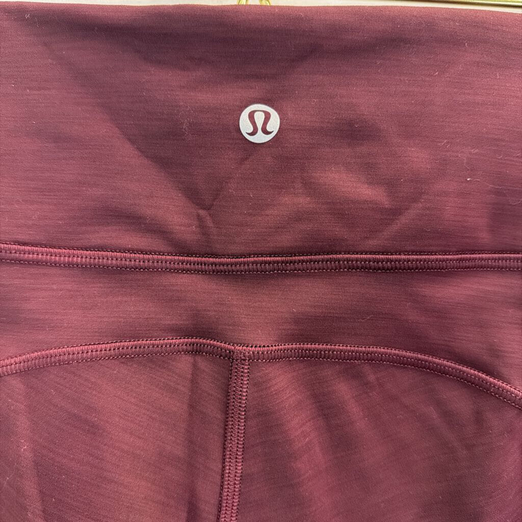Lululemon Burgundy Leggings 8