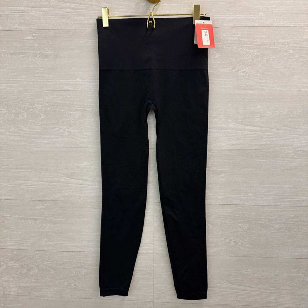 Spanx Navy Seamless Look At Me Now Leggings Large