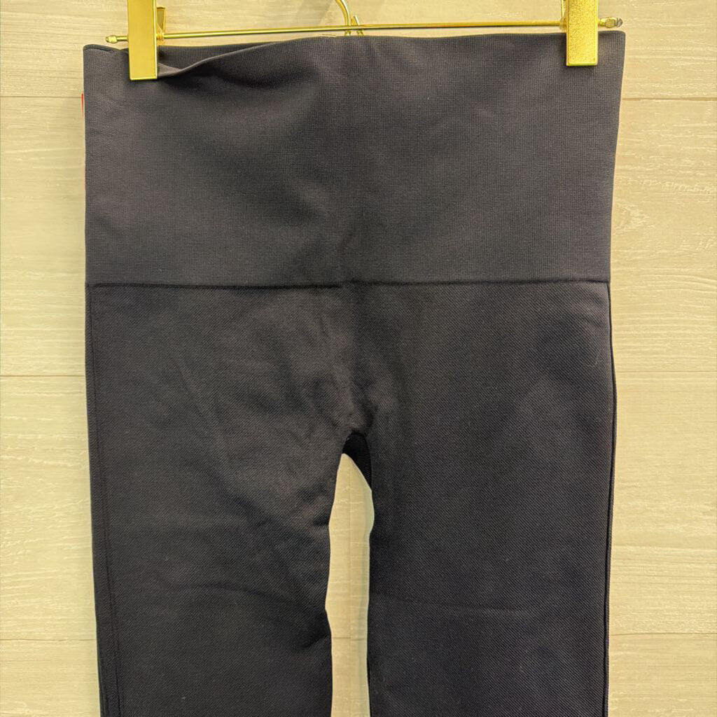 Spanx Navy Seamless Look At Me Now Leggings Large