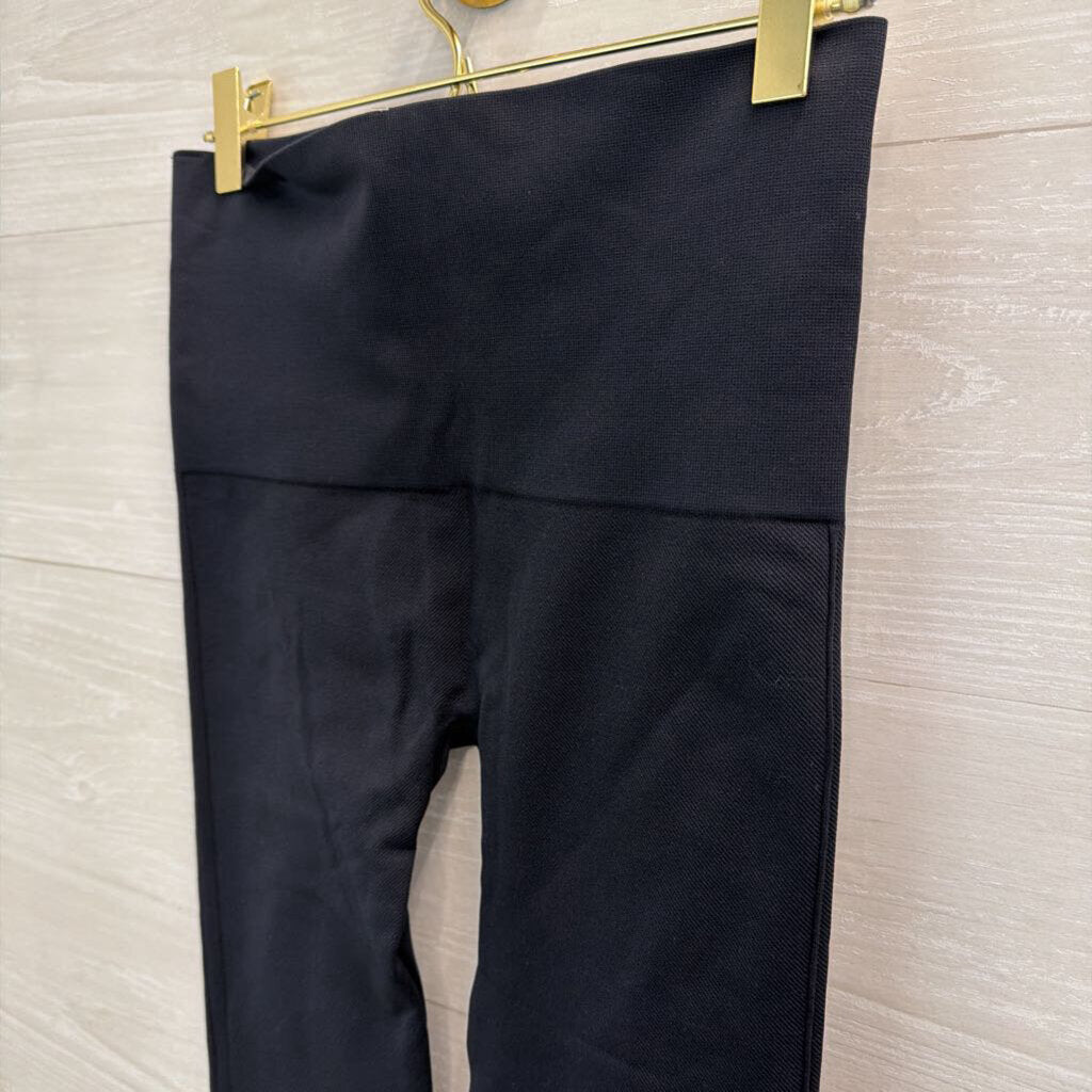 Spanx Navy Seamless Look At Me Now Leggings Large