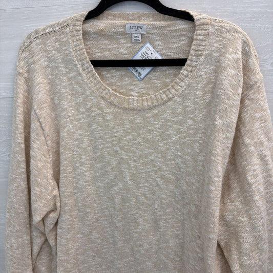J Crew Beige Knit Long Sleeve Top XXL