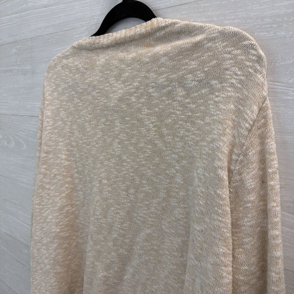 J Crew Beige Knit Long Sleeve Top XXL