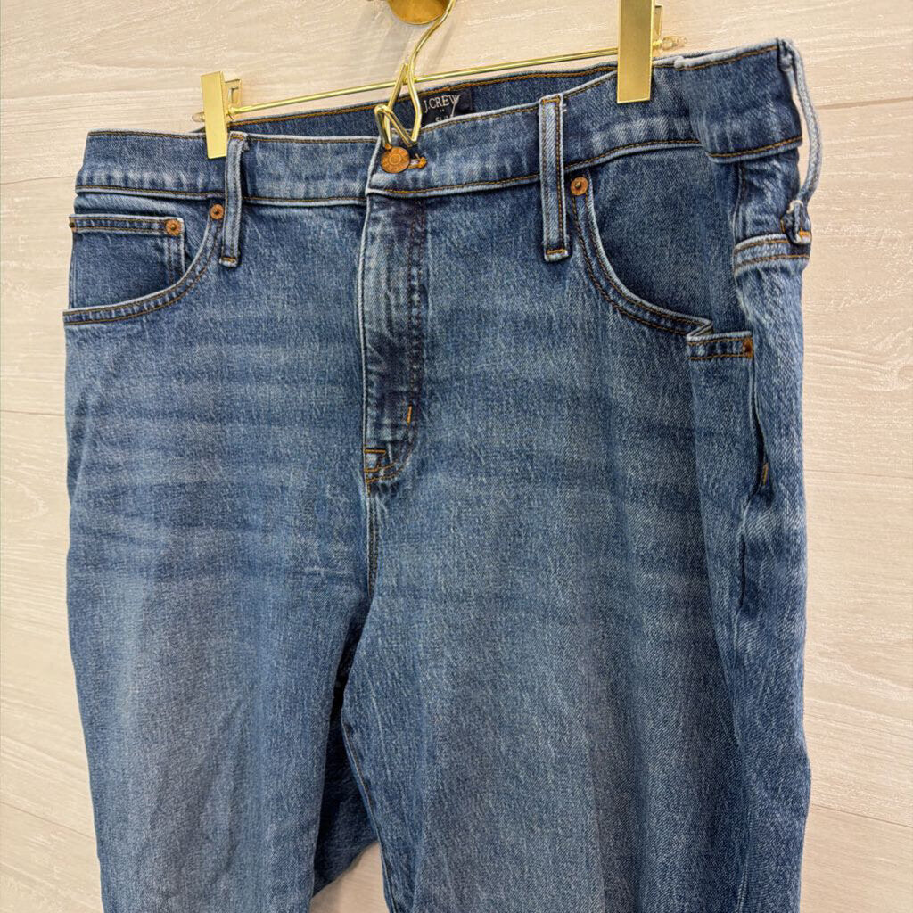 J Crew Medium Wash Slim Boyfriend Jeans 34