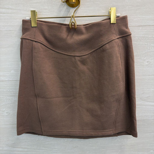 Lululemon Brown Scuba High Rise Mini Skirt Medium