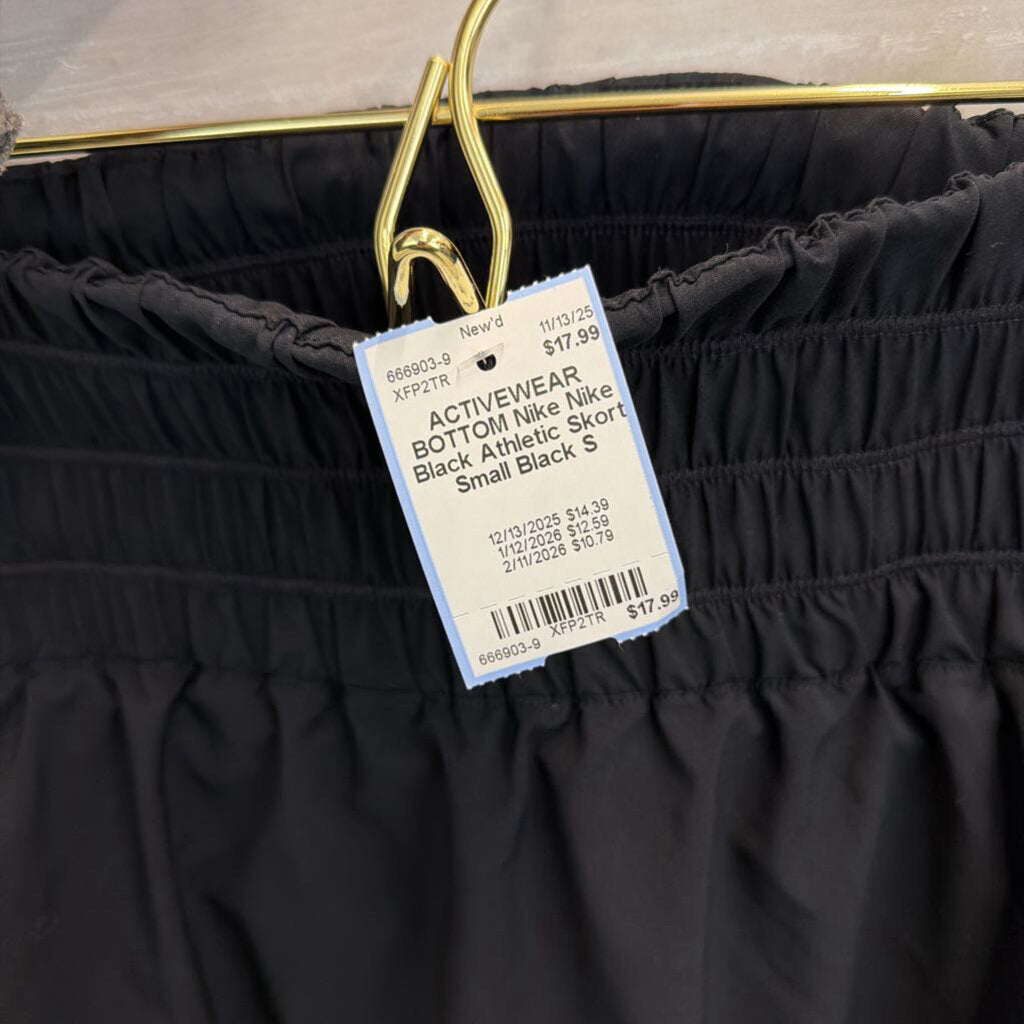 Nike Black Athletic Skort Small